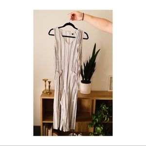 Wide Legged Striped Jumpsuit by Universal Threads